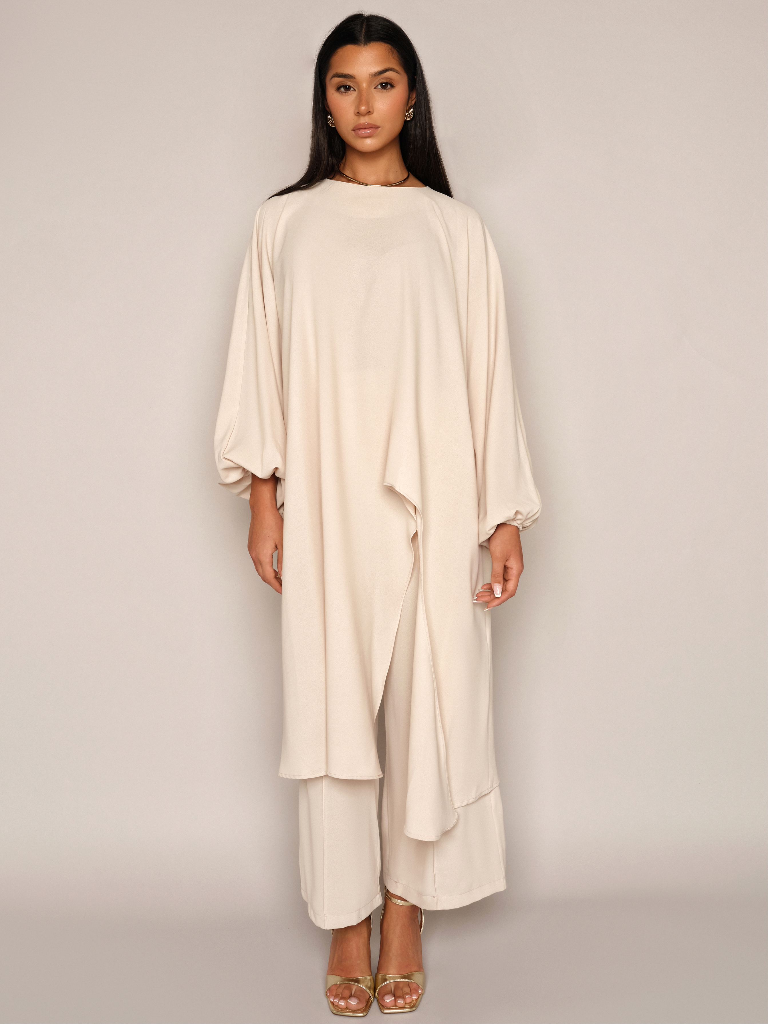 Batwing Top & Trouser Ivory