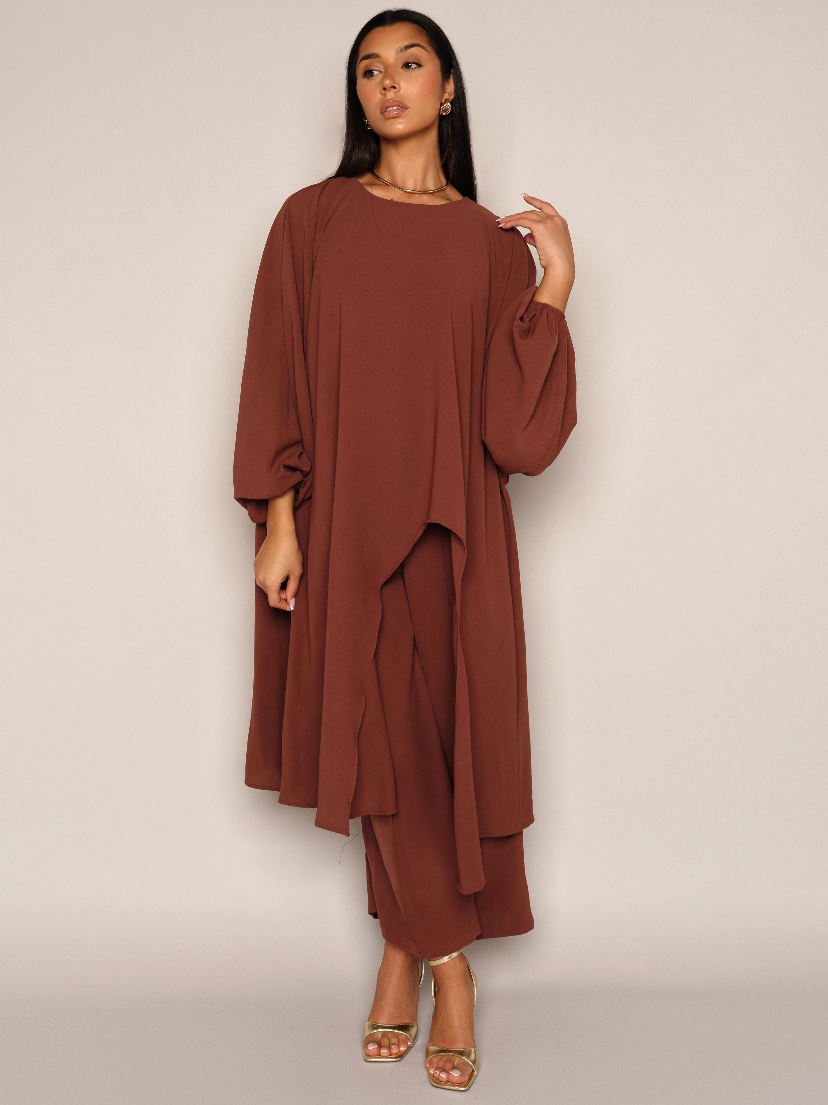Batwing Top & Trouser Rust