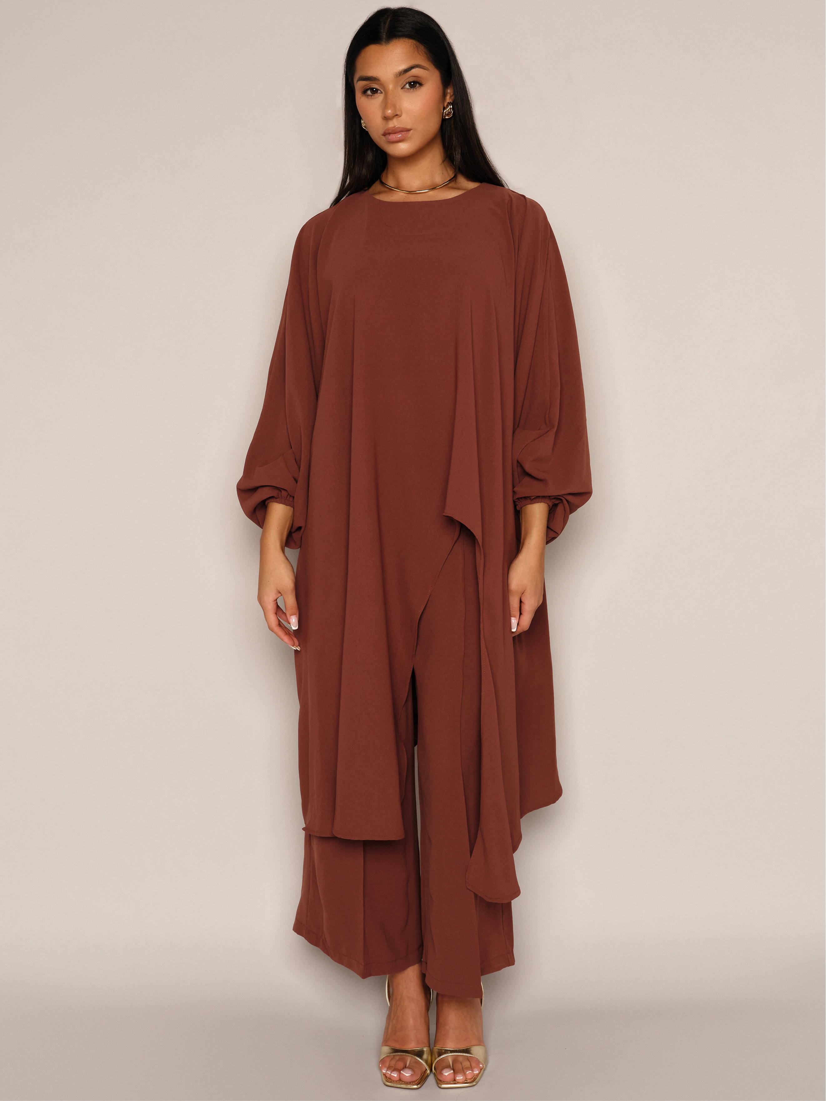 Batwing Top & Trouser Rust