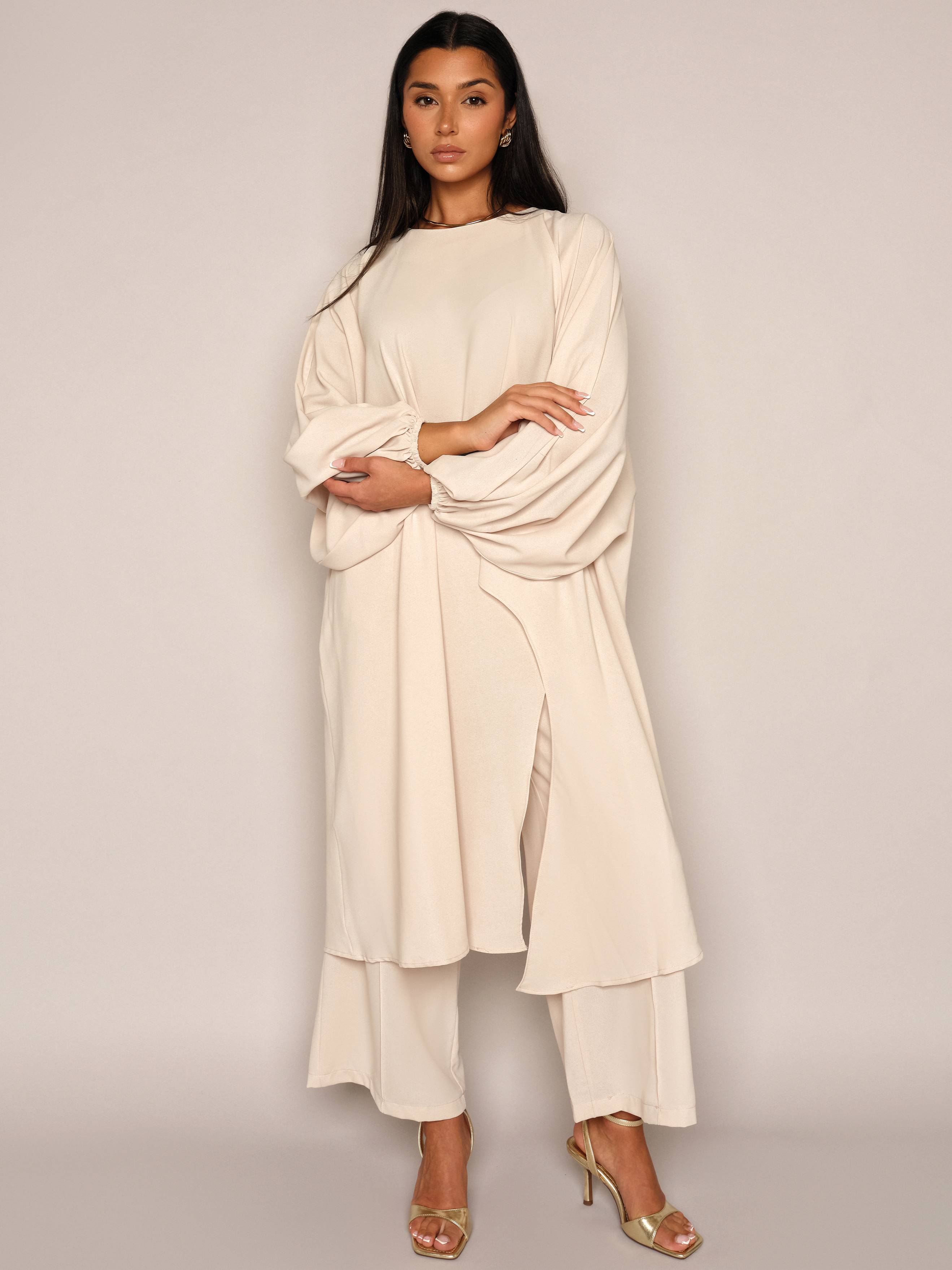 Batwing Top & Trouser Ivory